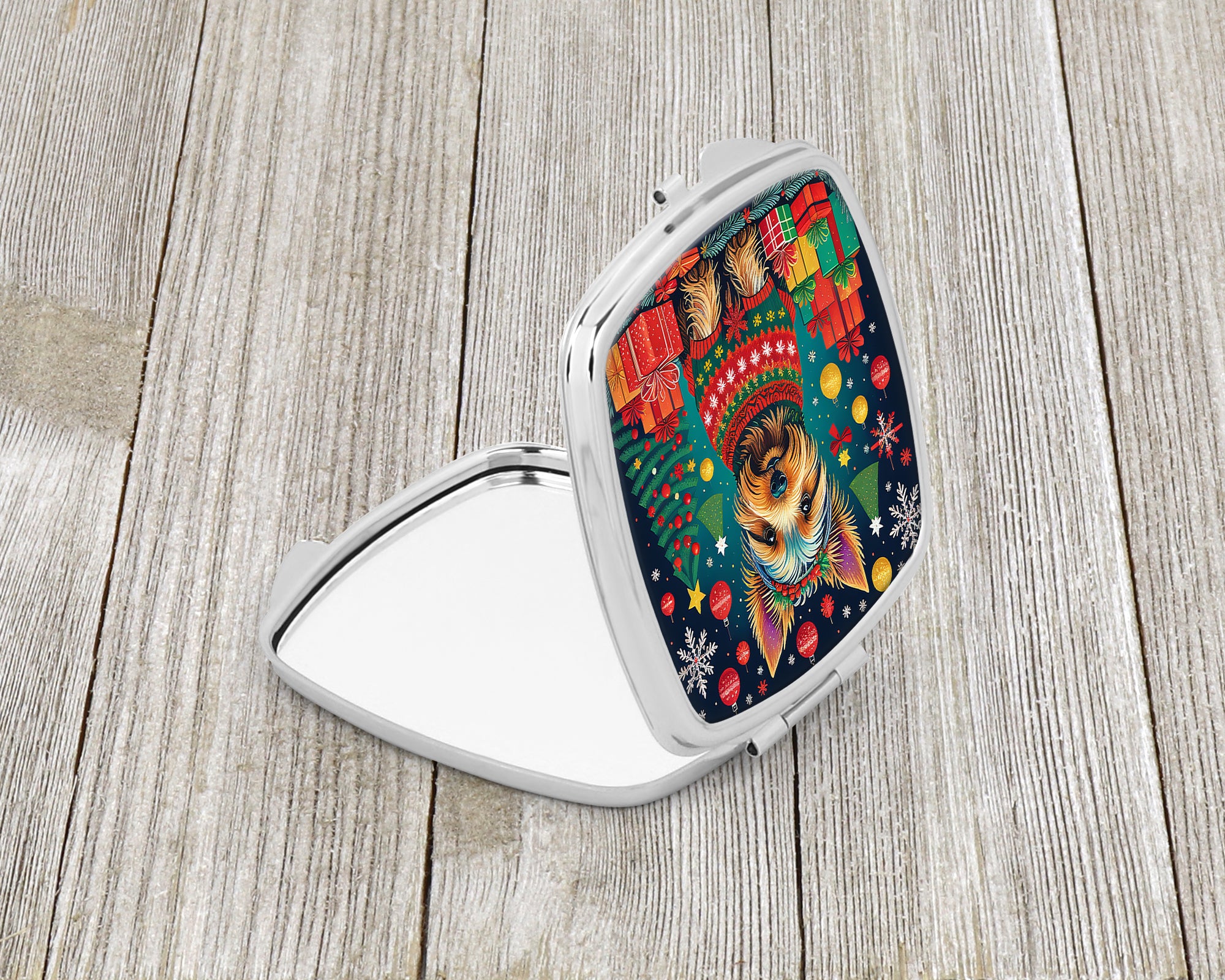 Buy this Australian Terrier Christmas Compact Mirror