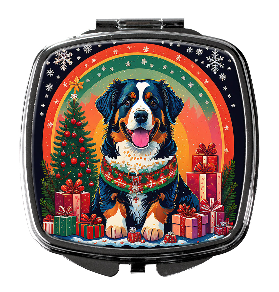 Buy this Bernese Mountain Dog Christmas Compact Mirror