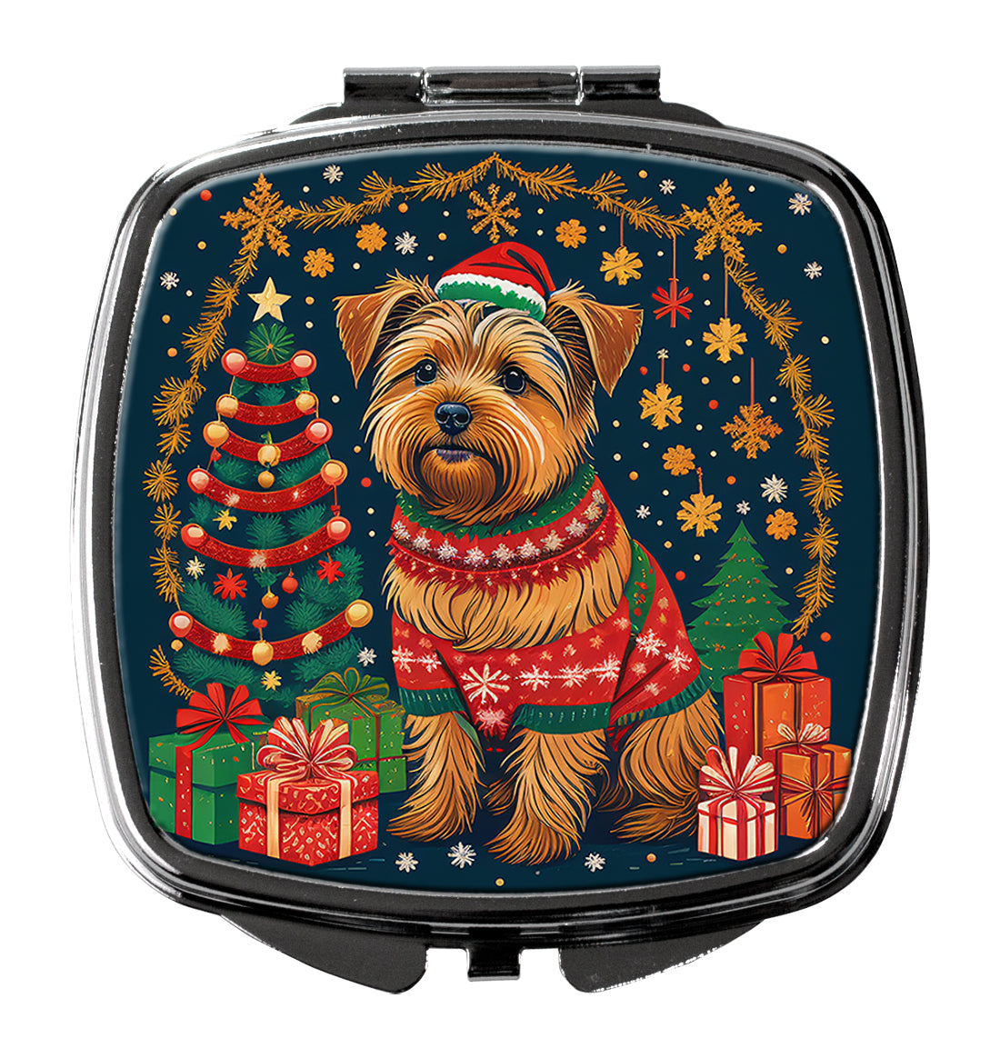 Buy this Norfolk Terrier Christmas Compact Mirror