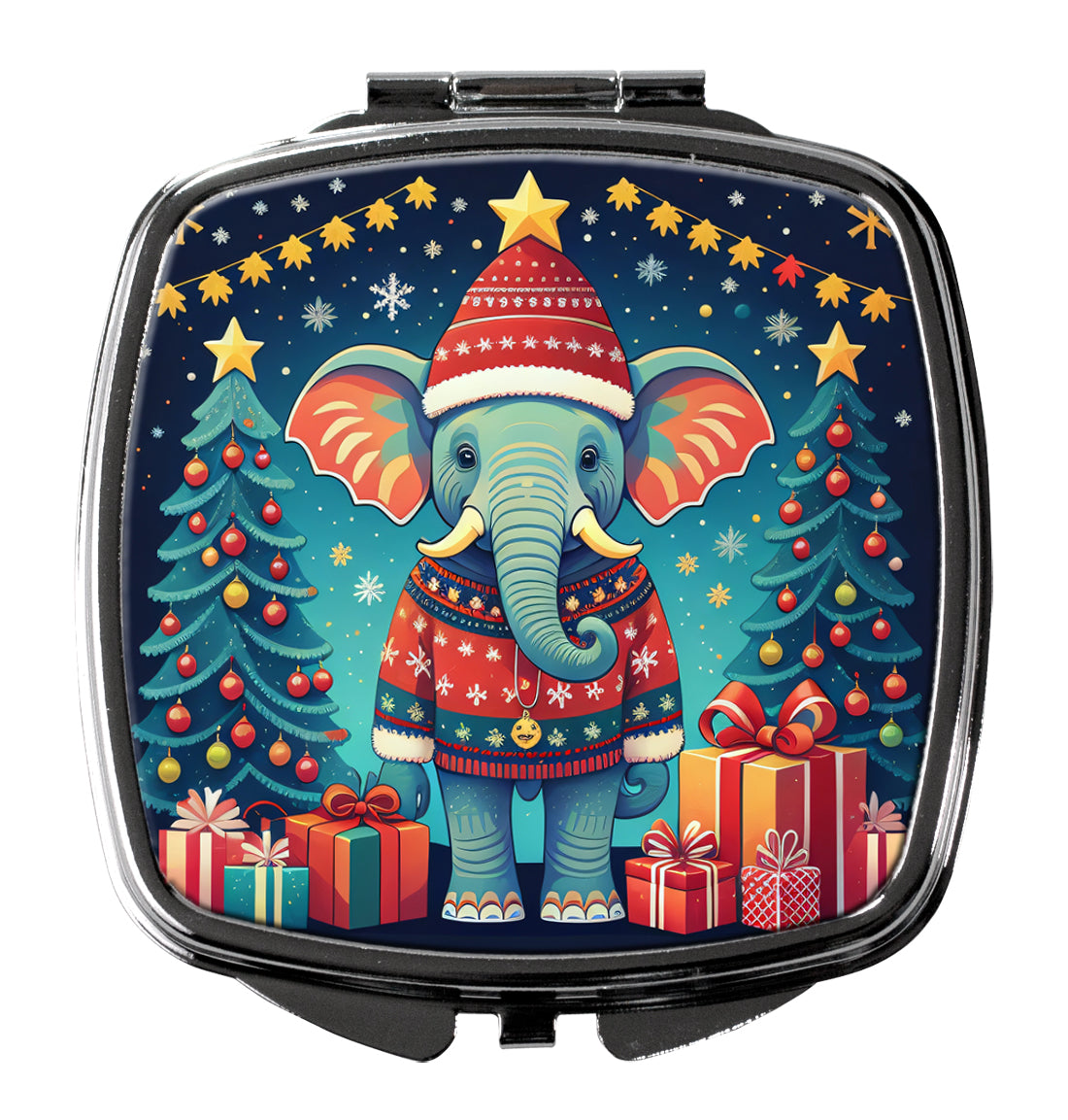 Buy this Elephant Christmas Compact Mirror