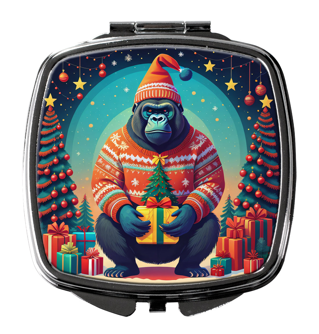 Buy this Gorilla Christmas Compact Mirror