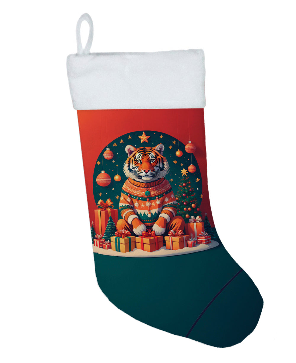 Caroline's Treasures Tiger Christmas Christmas Stocking
