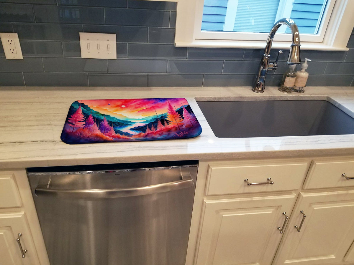 Caroline's Treasures Astilbe in Color Dish Drying Mat