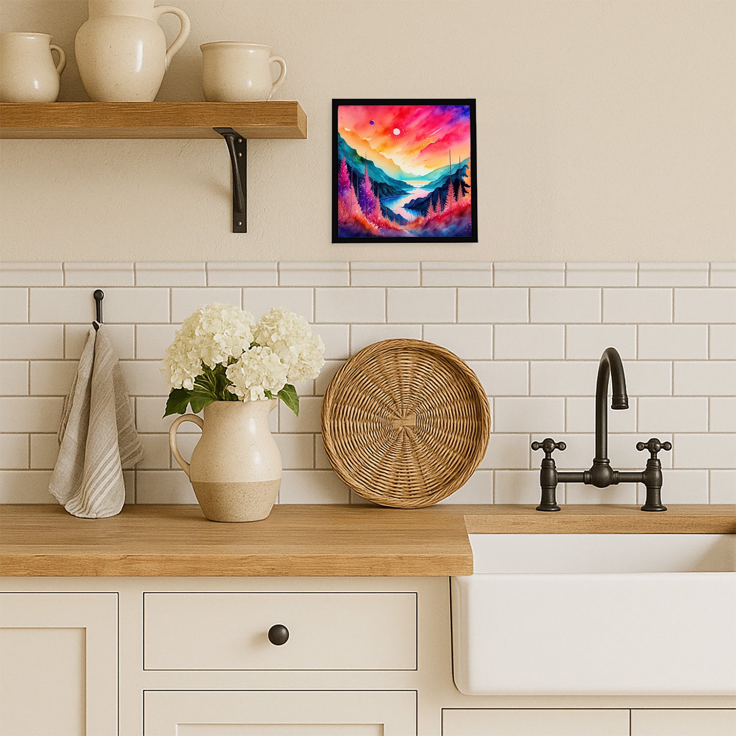 Caroline's Treasures Astilbe in Color Framed Metal Print