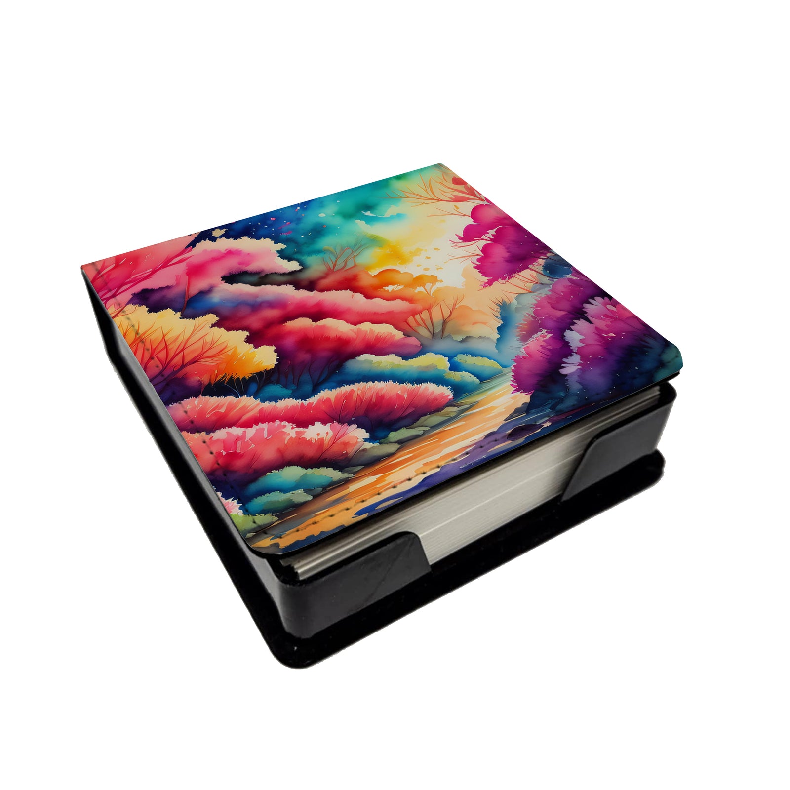 Caroline's Treasures Azaleas in Color PU Leather Note Paper Holder