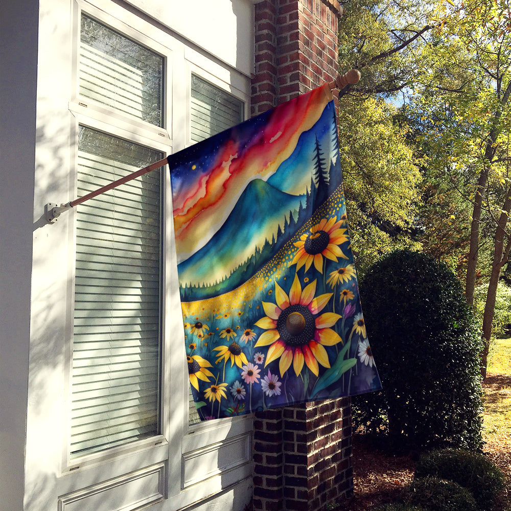 Caroline's Treasures Black-eyed Susans in Color House Flag