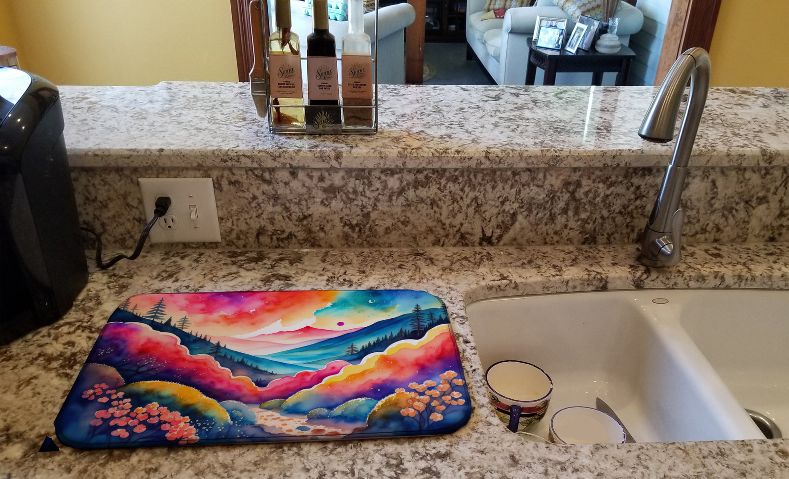 Caroline's Treasures Brunia in Color Dish Drying Mat