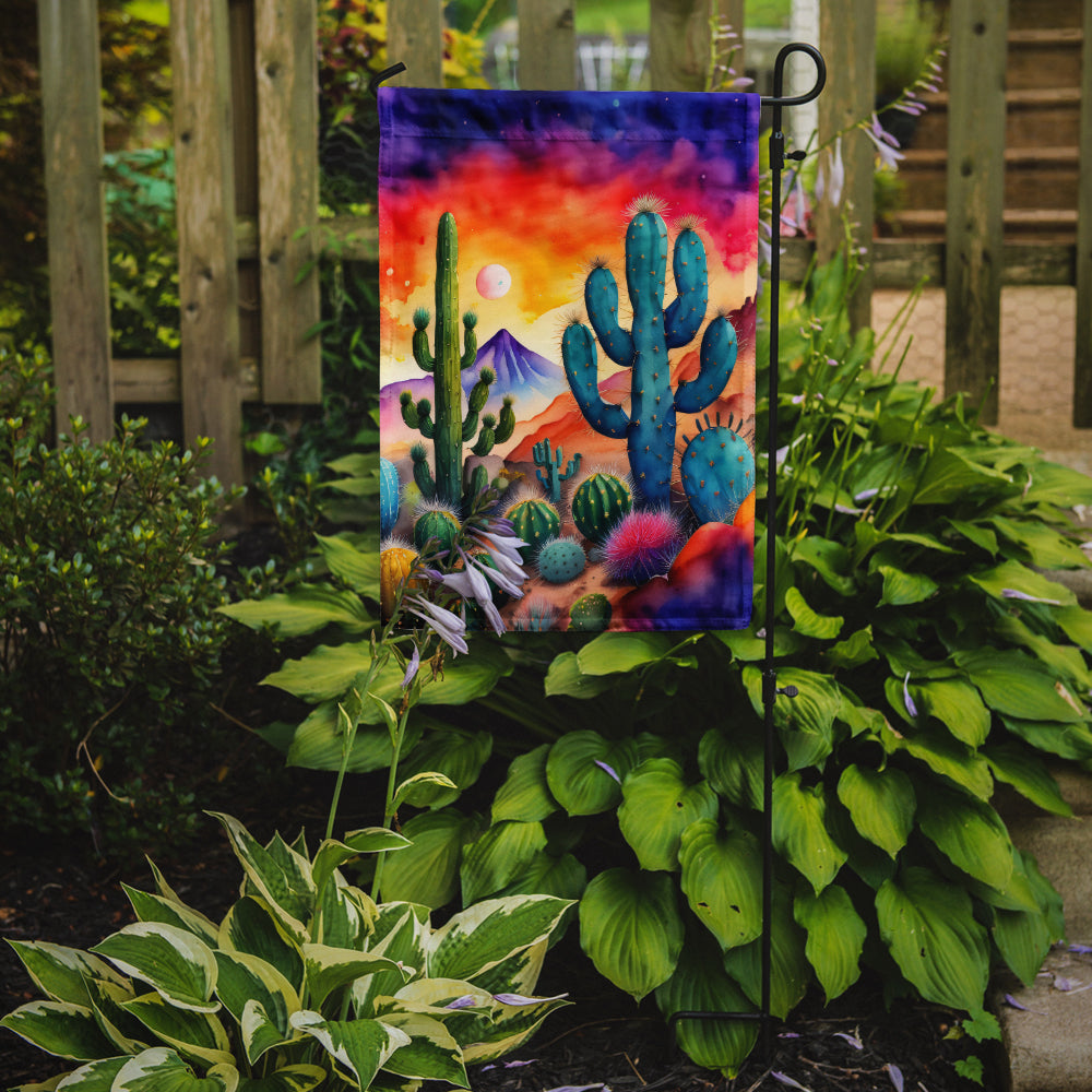 Cactus in Color Garden Flag