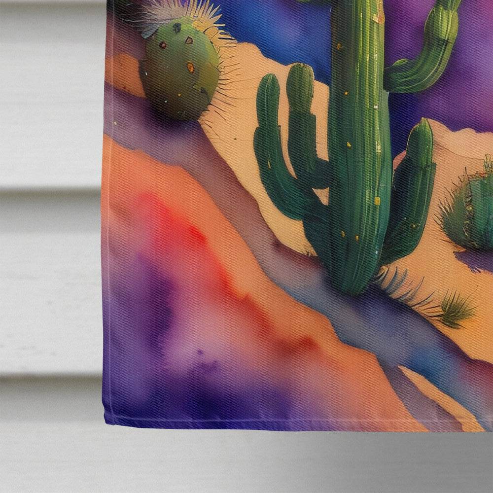 Cactus in Color House Flag