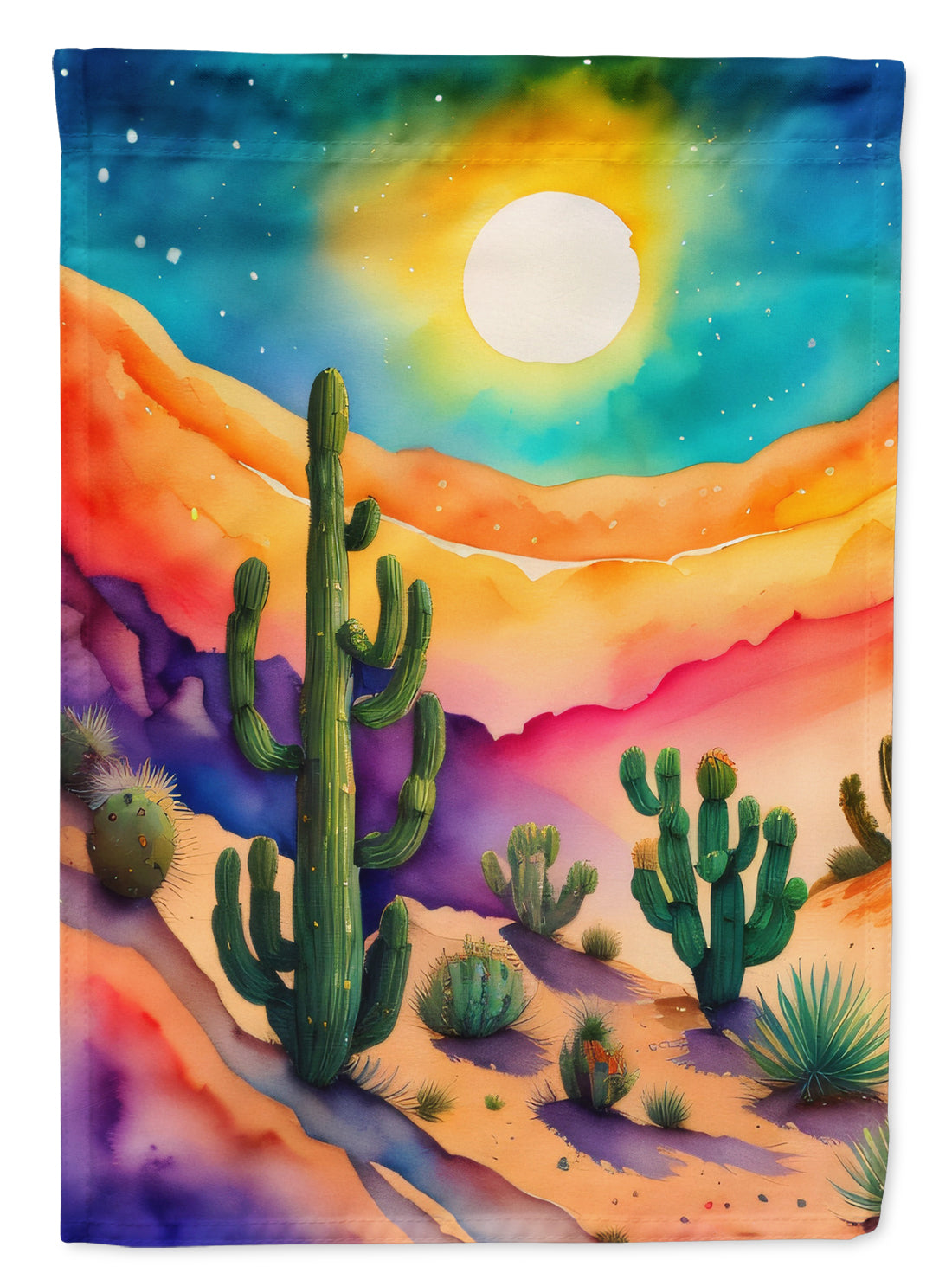 Buy this Cactus in Color Garden Flag