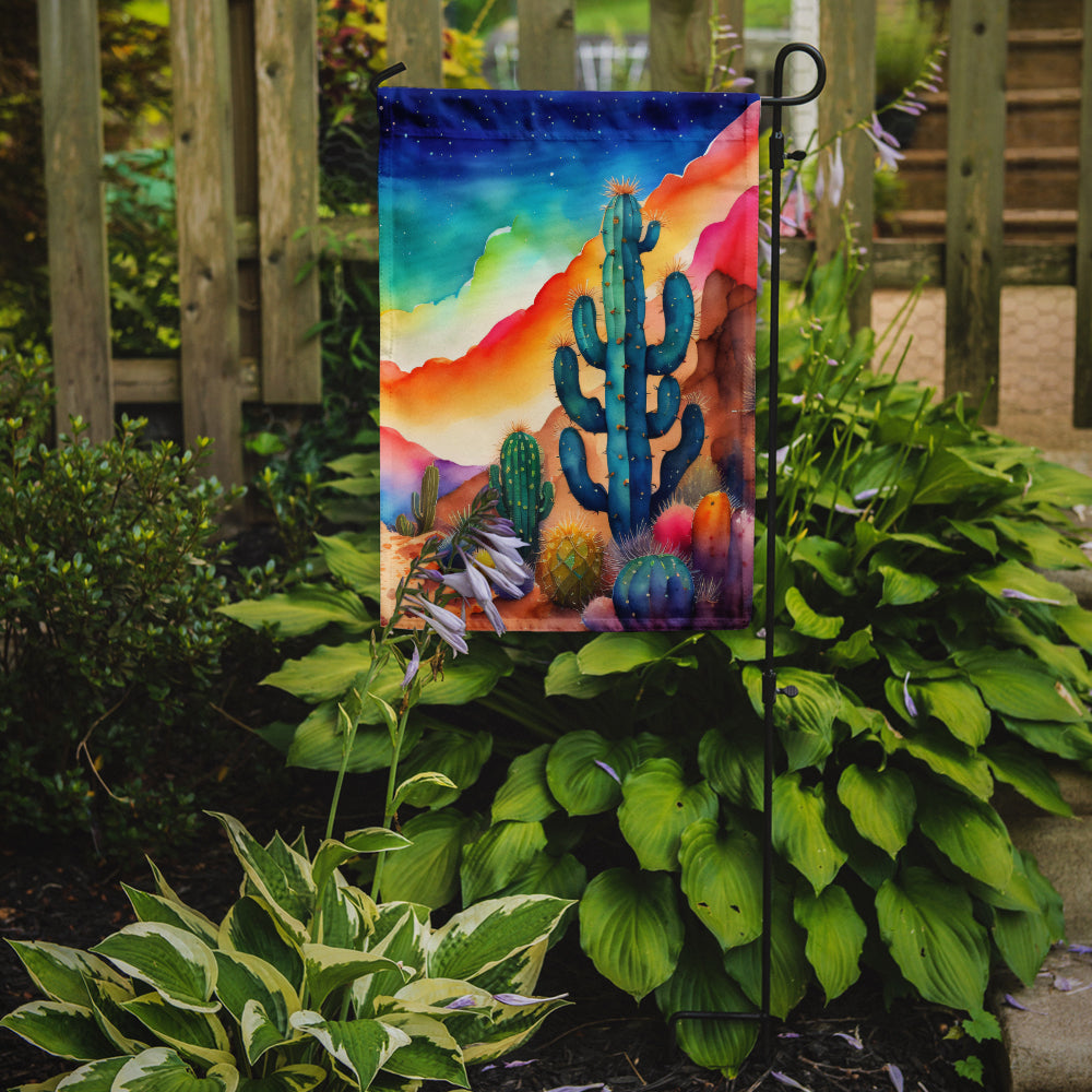 Cactus in Color Garden Flag