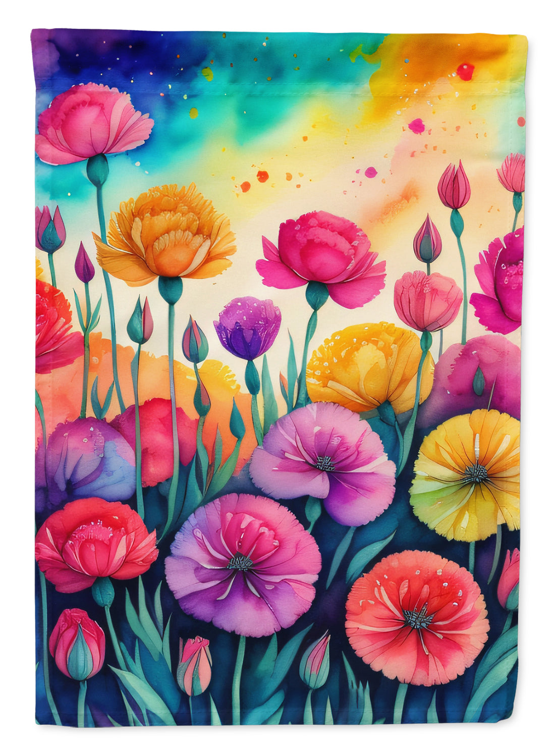 Buy this Carnations in Color Garden Flag