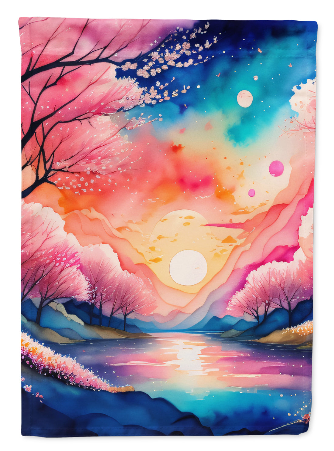 Buy this Cherry Blossom in Color Garden Flag