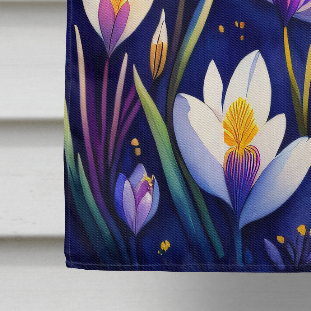 Crocus in Color House Flag