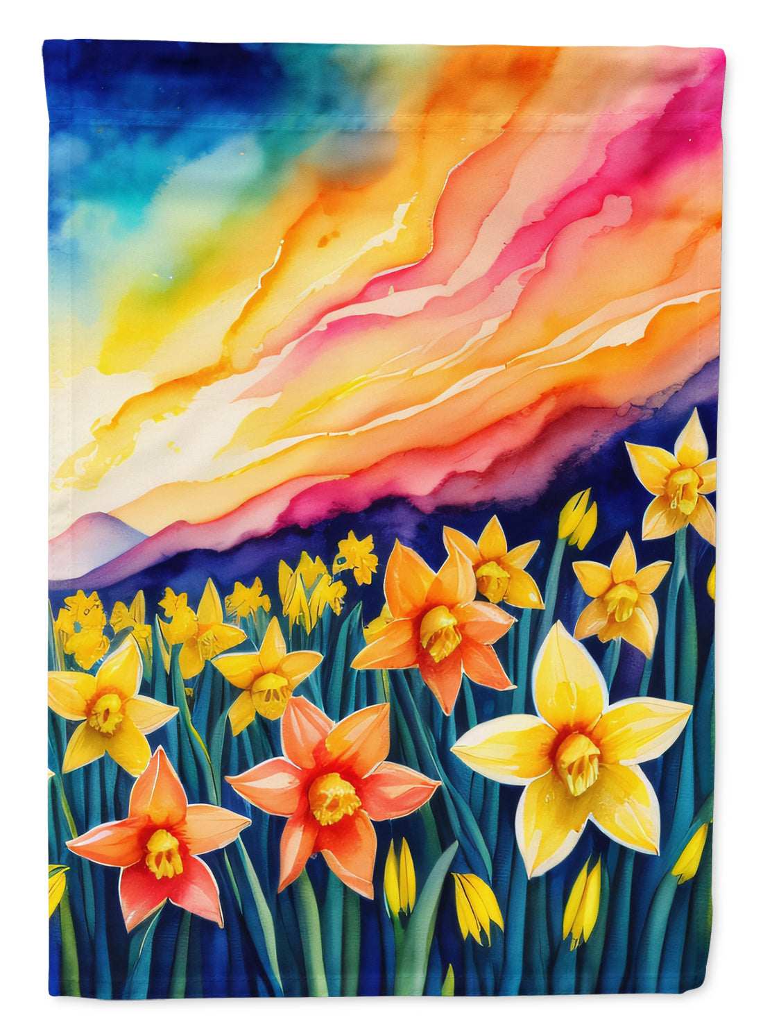 Buy this Daffodils in Color House Flag
