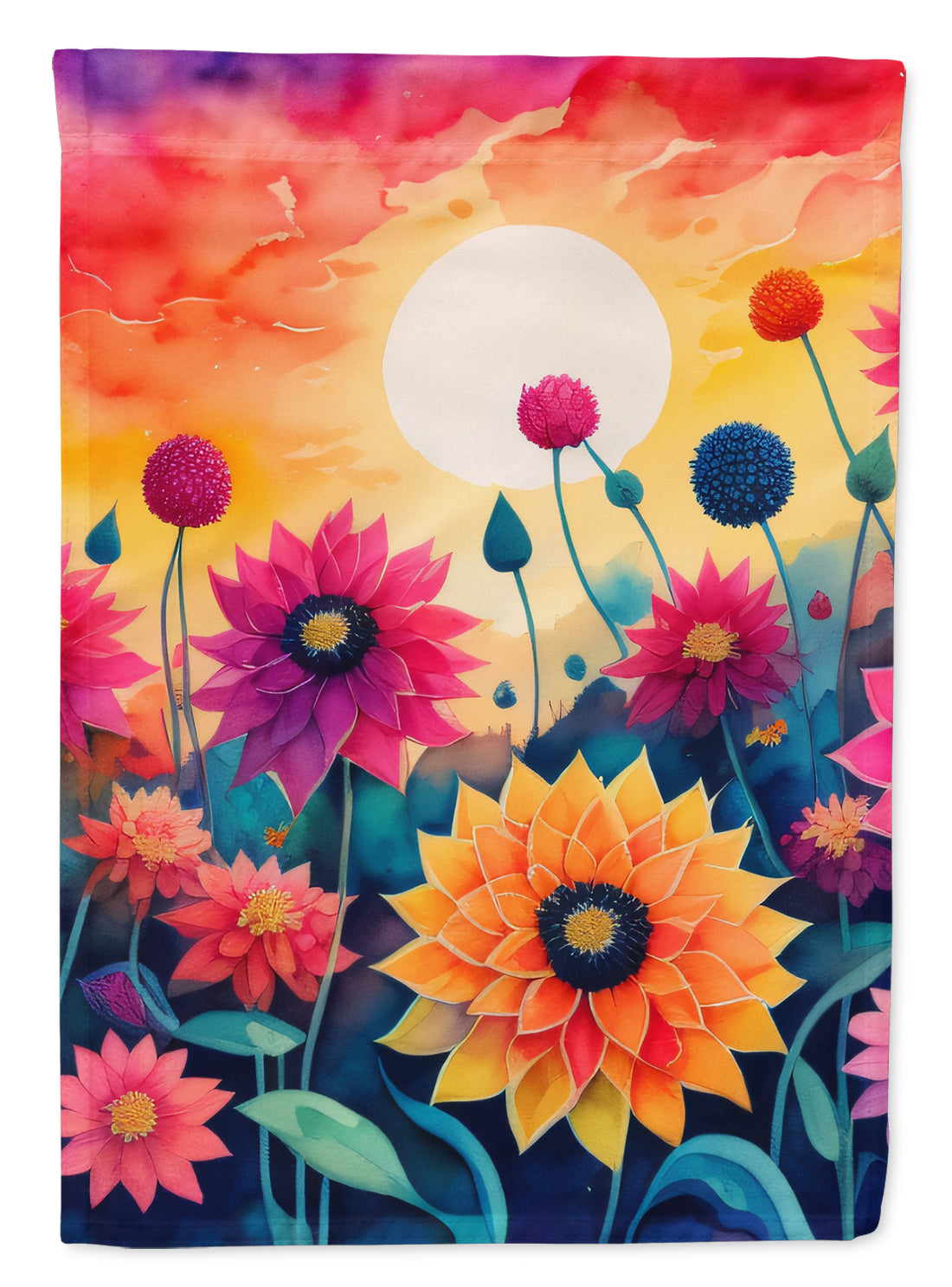 Buy this Dahlias in Color House Flag