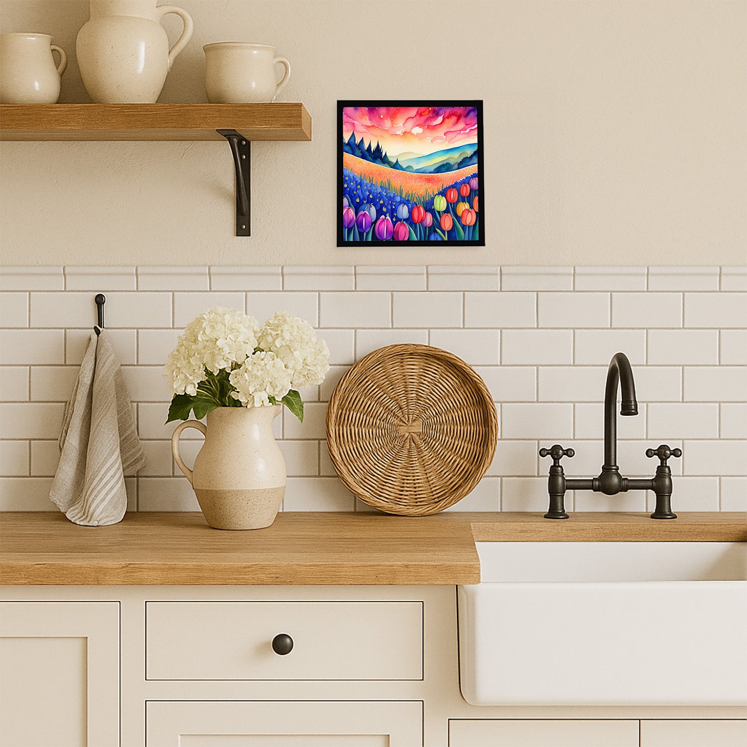 Caroline's Treasures Hyacinths in Color Framed Metal Print