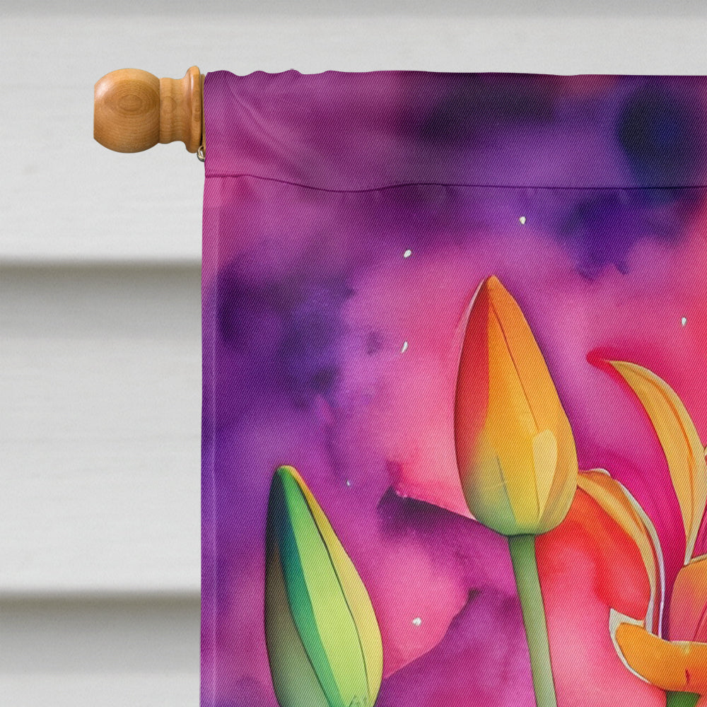 Lilies in Color House Flag