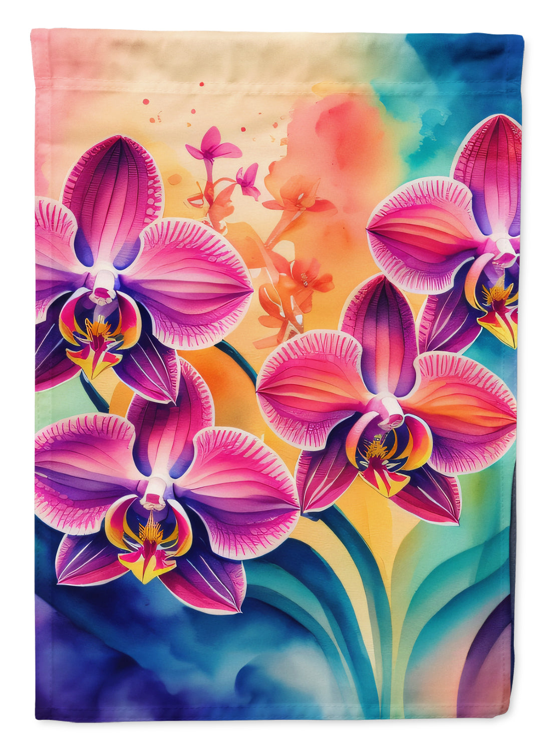 Buy this Orchids in Color House Flag
