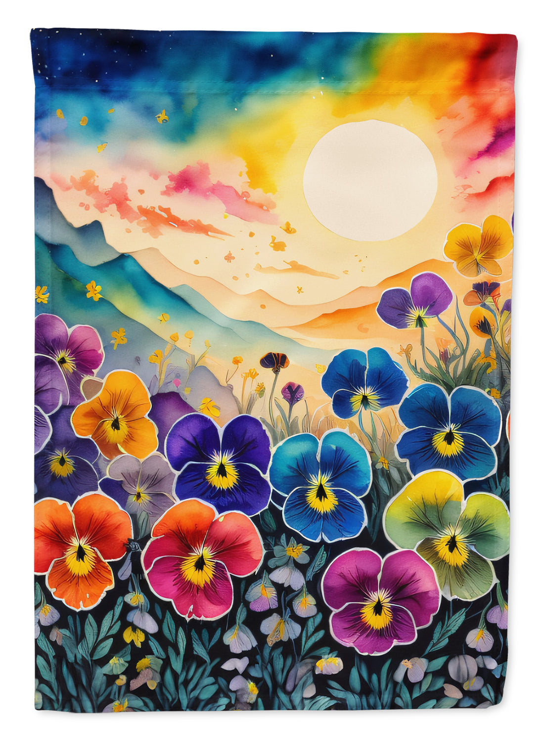 Buy this Pansies in Color Garden Flag