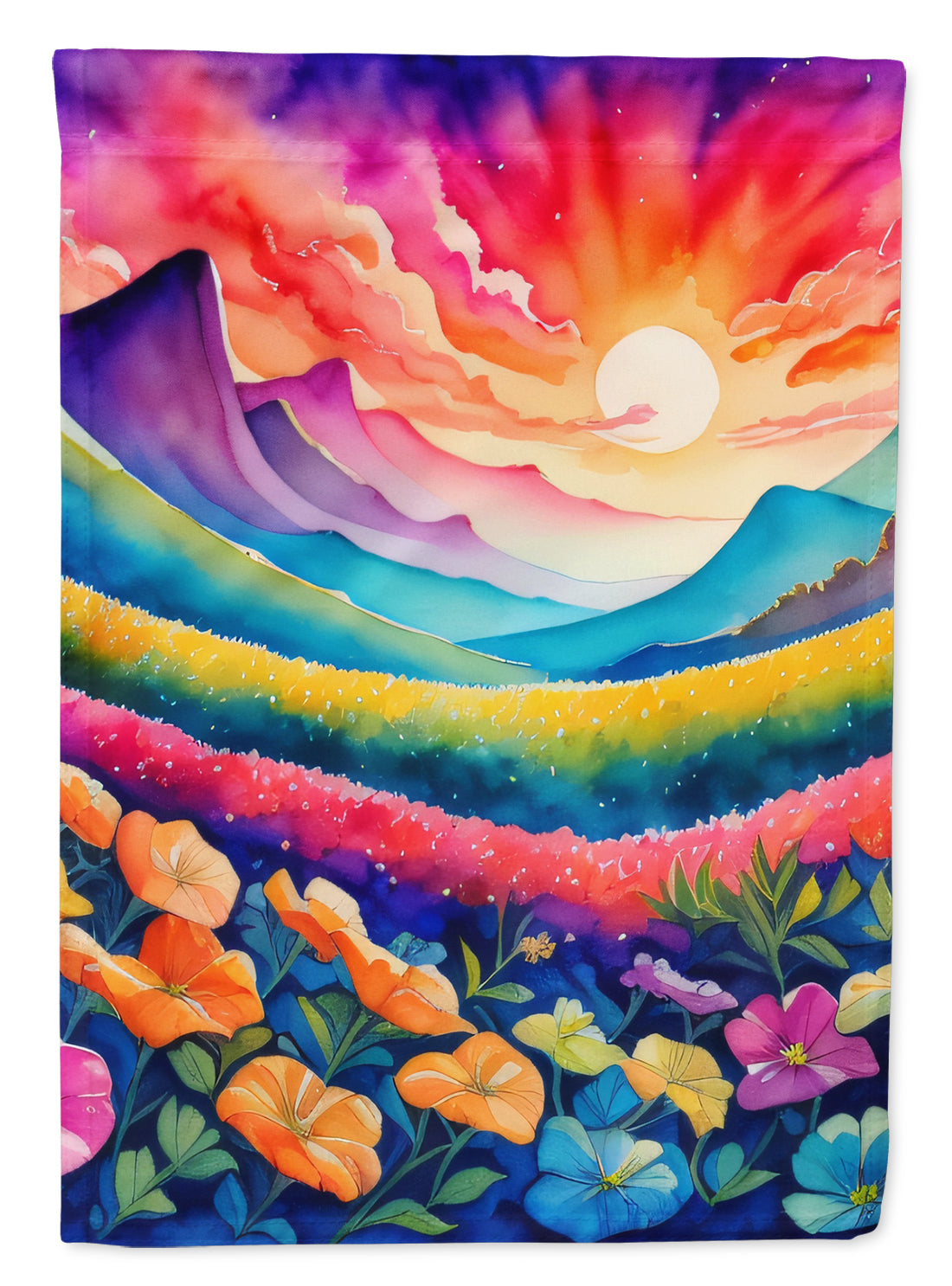 Caroline's Treasures Petunias in Color Garden Flag – Outdoor Decorative Yard Flag