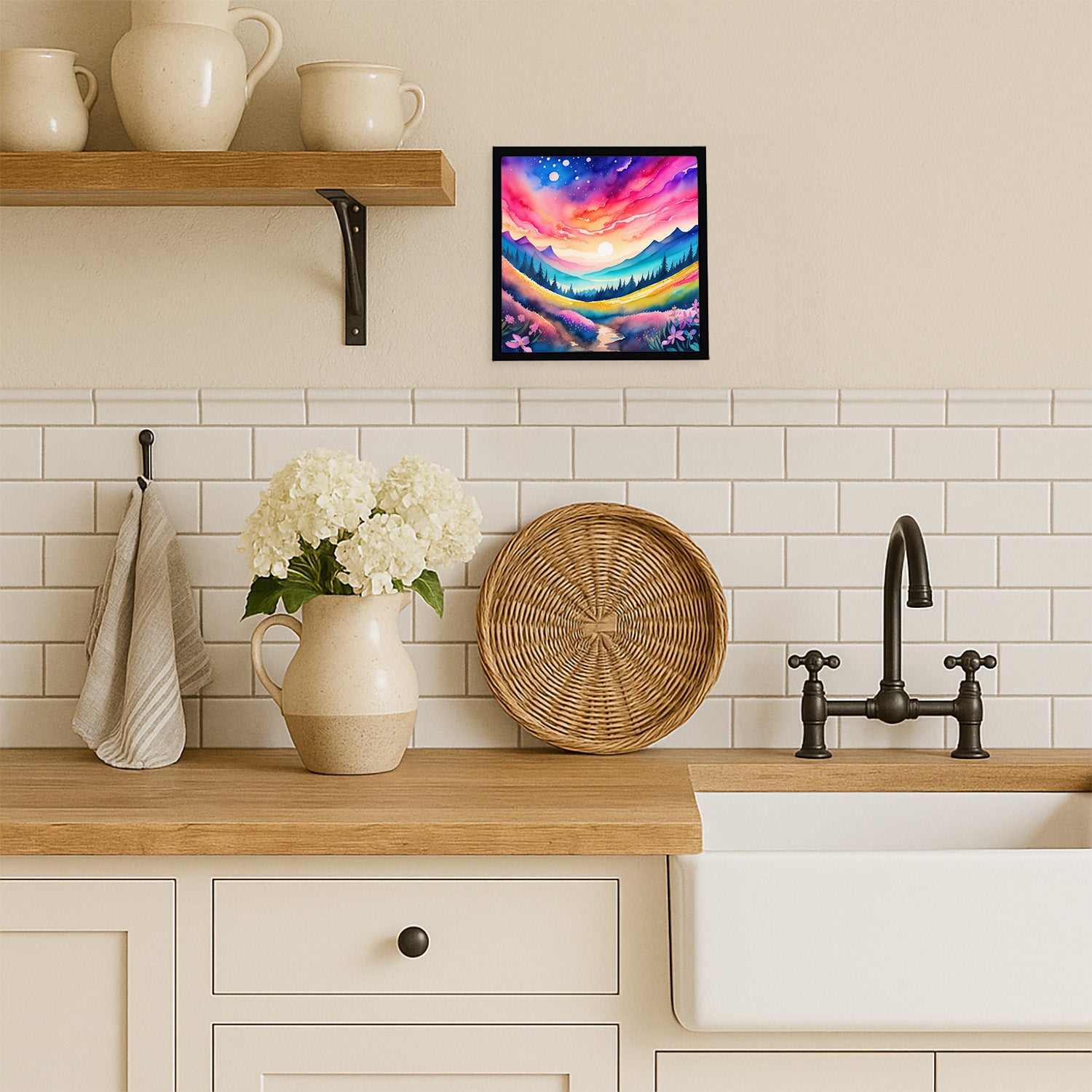 Caroline's Treasures Phlox in Color Framed Metal Print