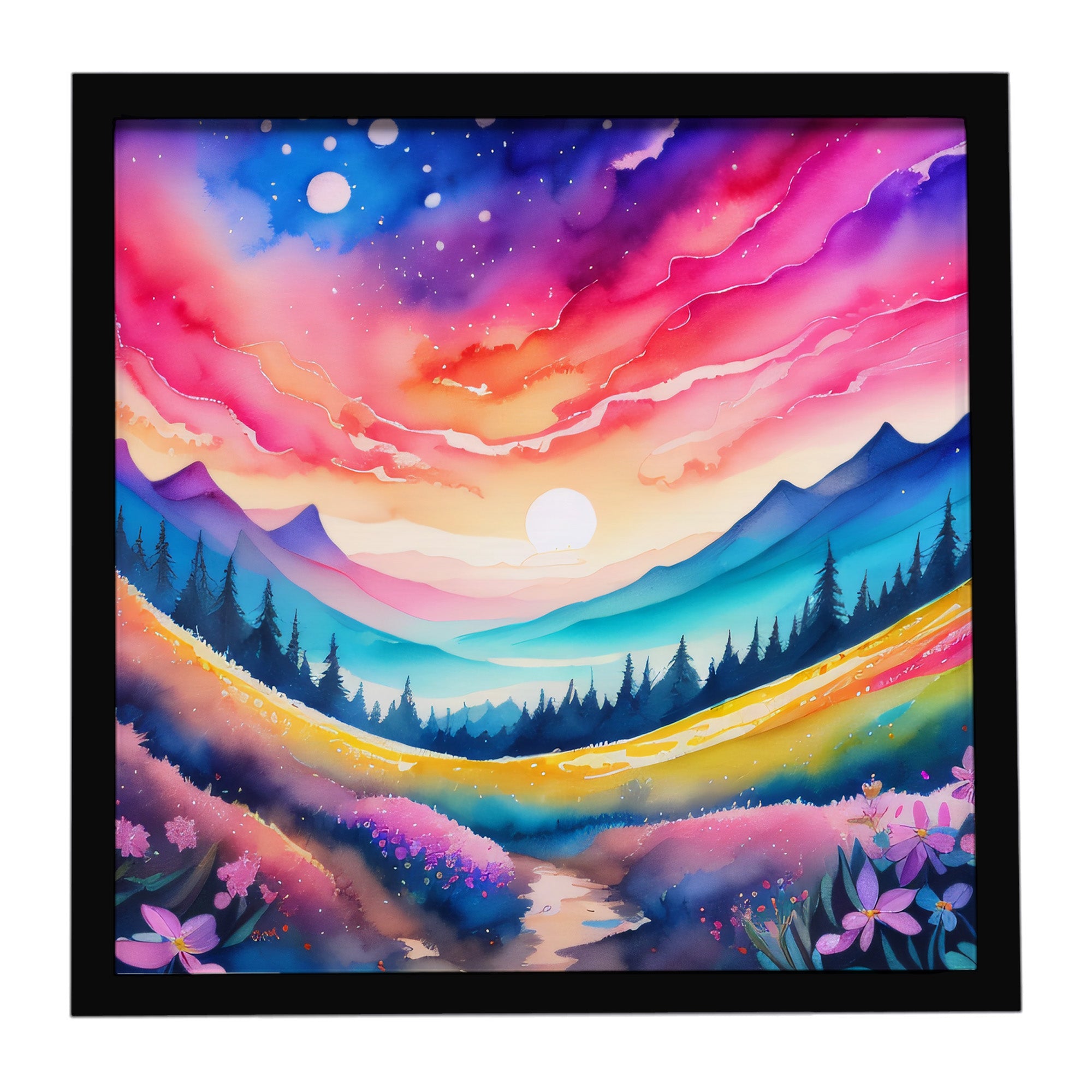 Caroline's Treasures Phlox in Color Framed Metal Print