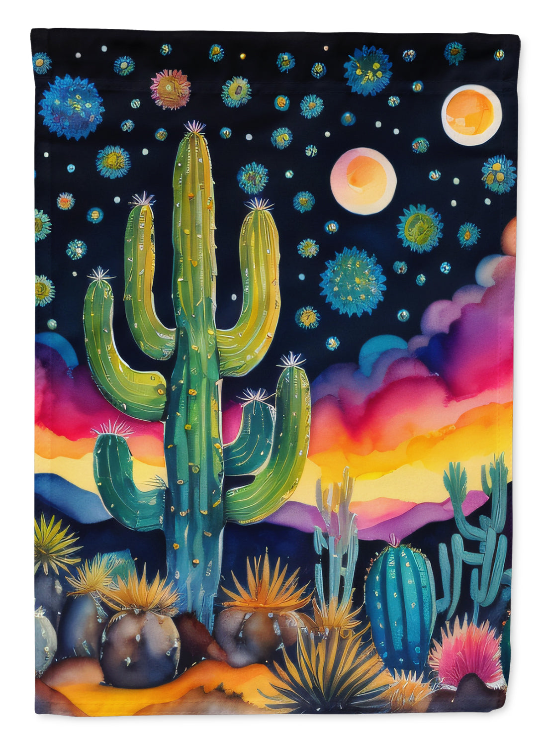 Buy this Queen of the Night Cactus in Color House Flag