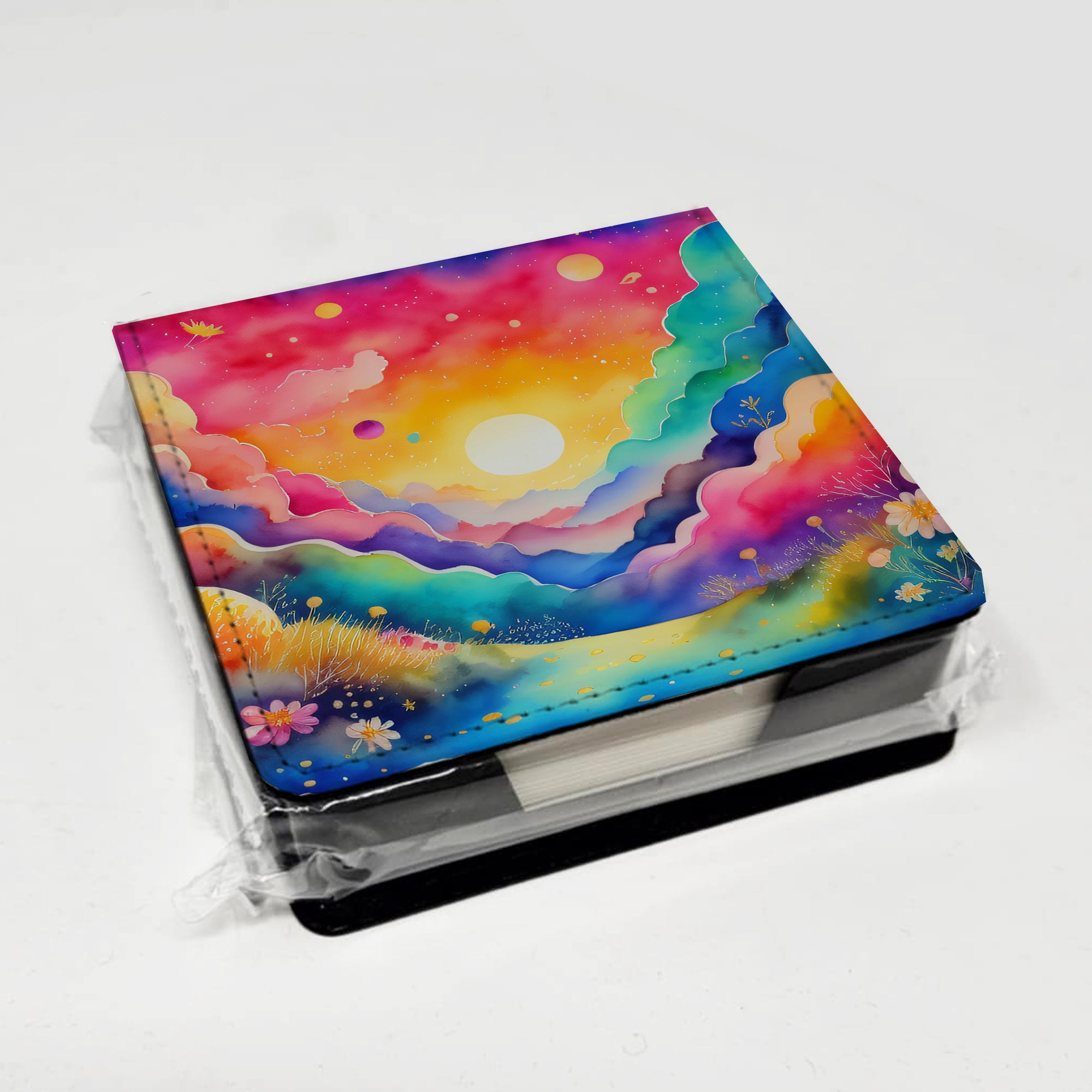 Caroline's Treasures Stock, or Gillyflower in Color PU Leather Note Paper Holder