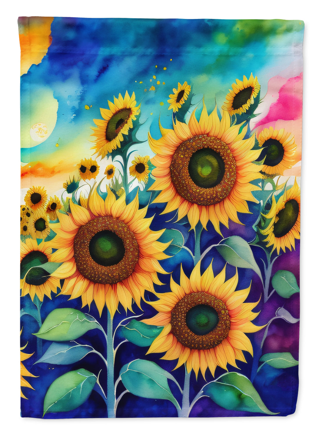 Buy this Sunflowers in Color House Flag