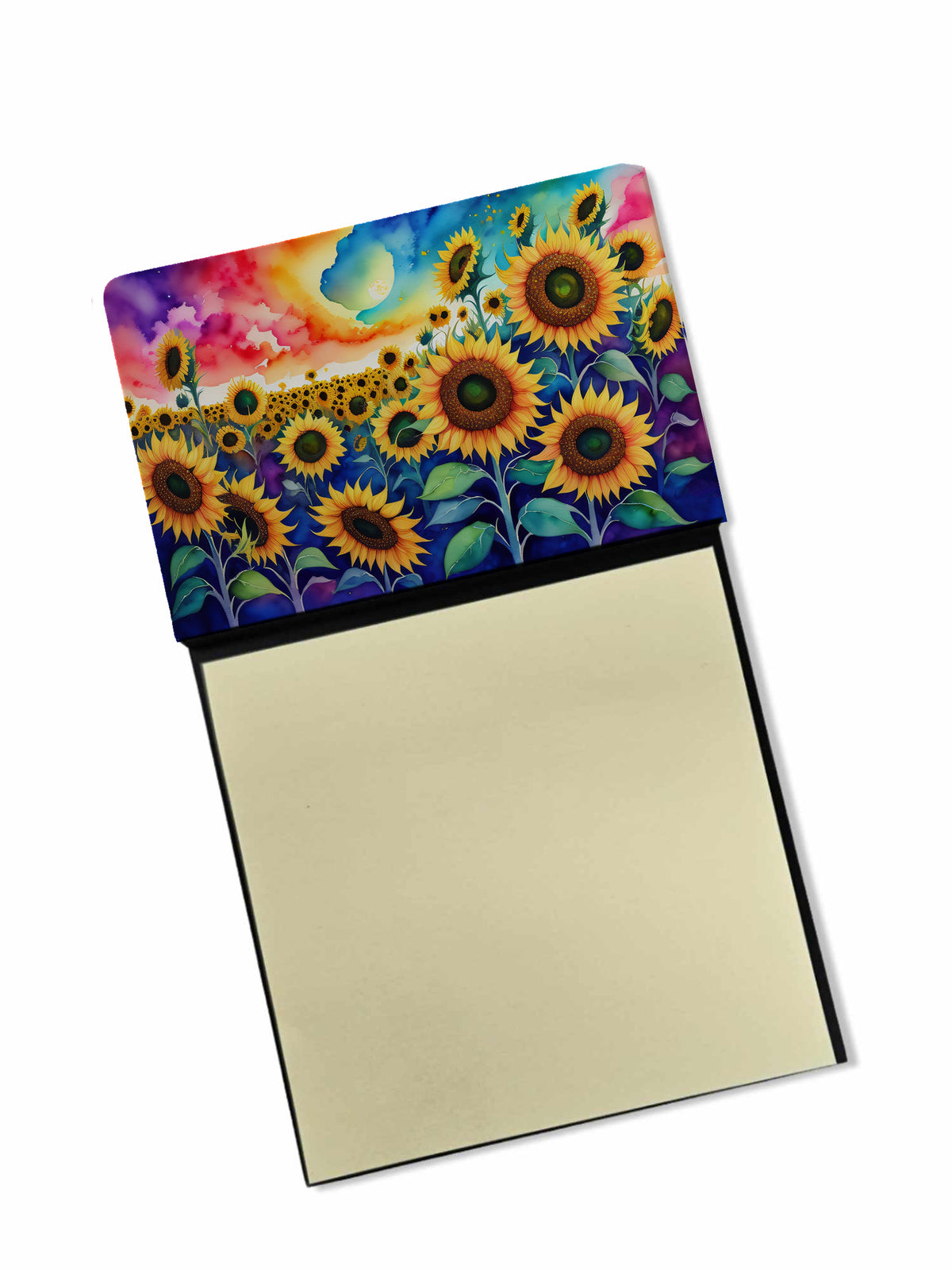 Buy this Sunflowers in Color Sticky Note Holder