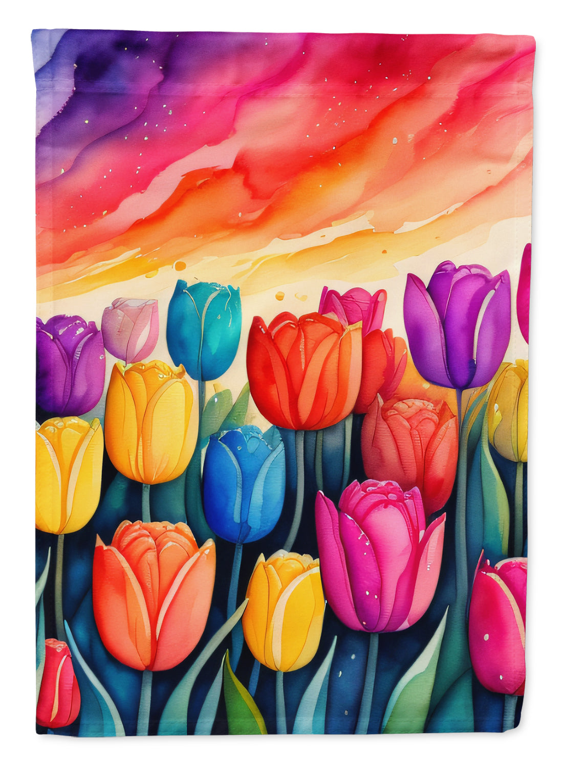 Buy this Tulips in Color House Flag