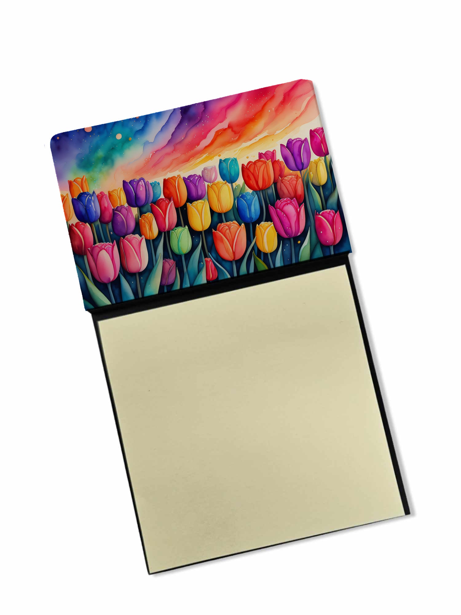 Buy this Tulips in Color Sticky Note Holder