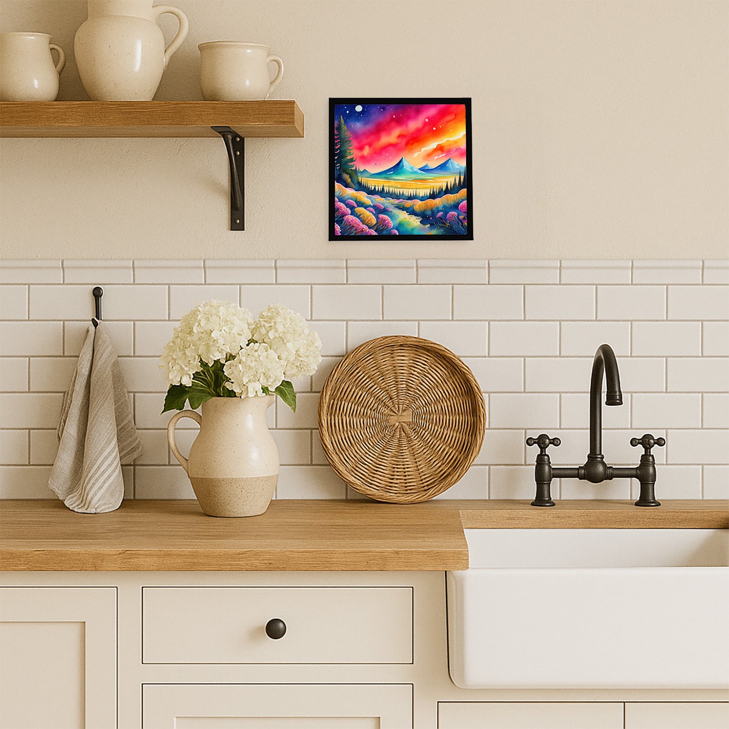 Caroline's Treasures Yarrow in Color Framed Metal Print