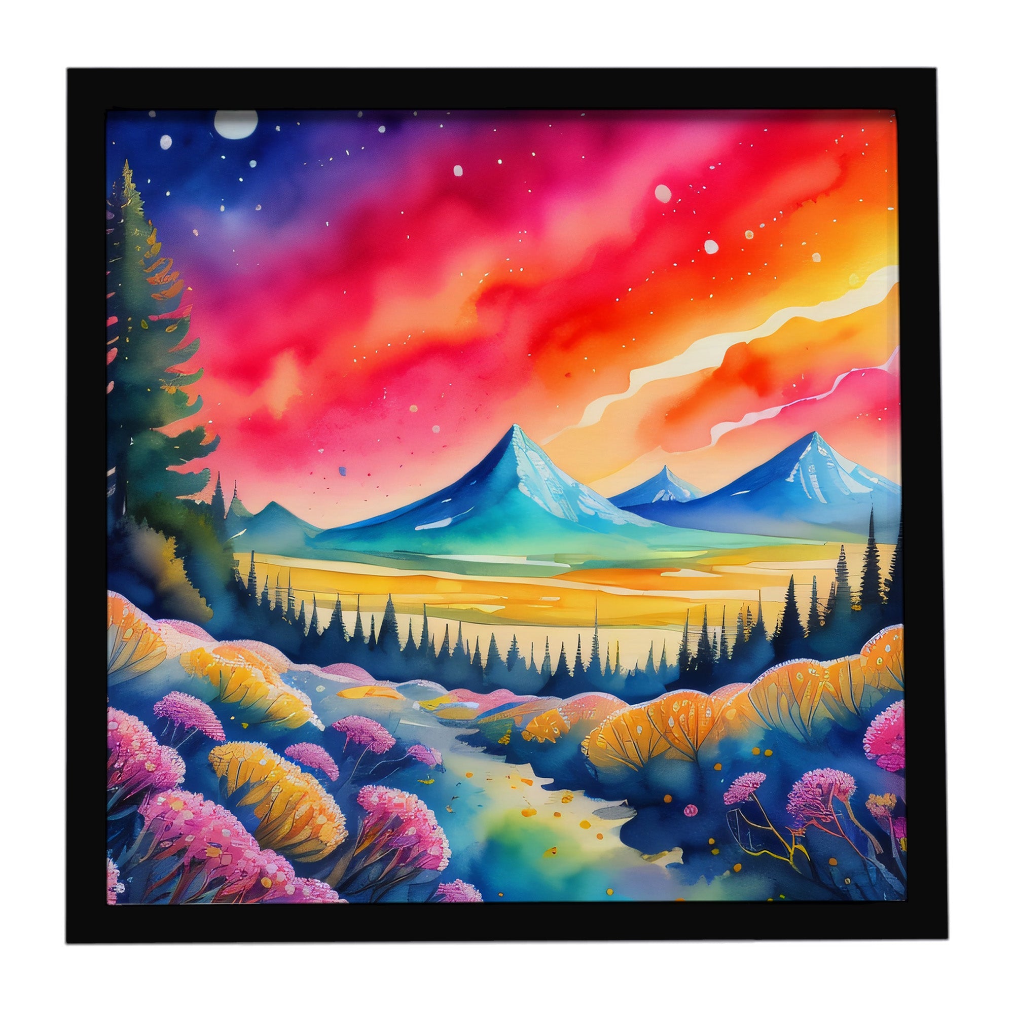 Caroline's Treasures Yarrow in Color Framed Metal Print