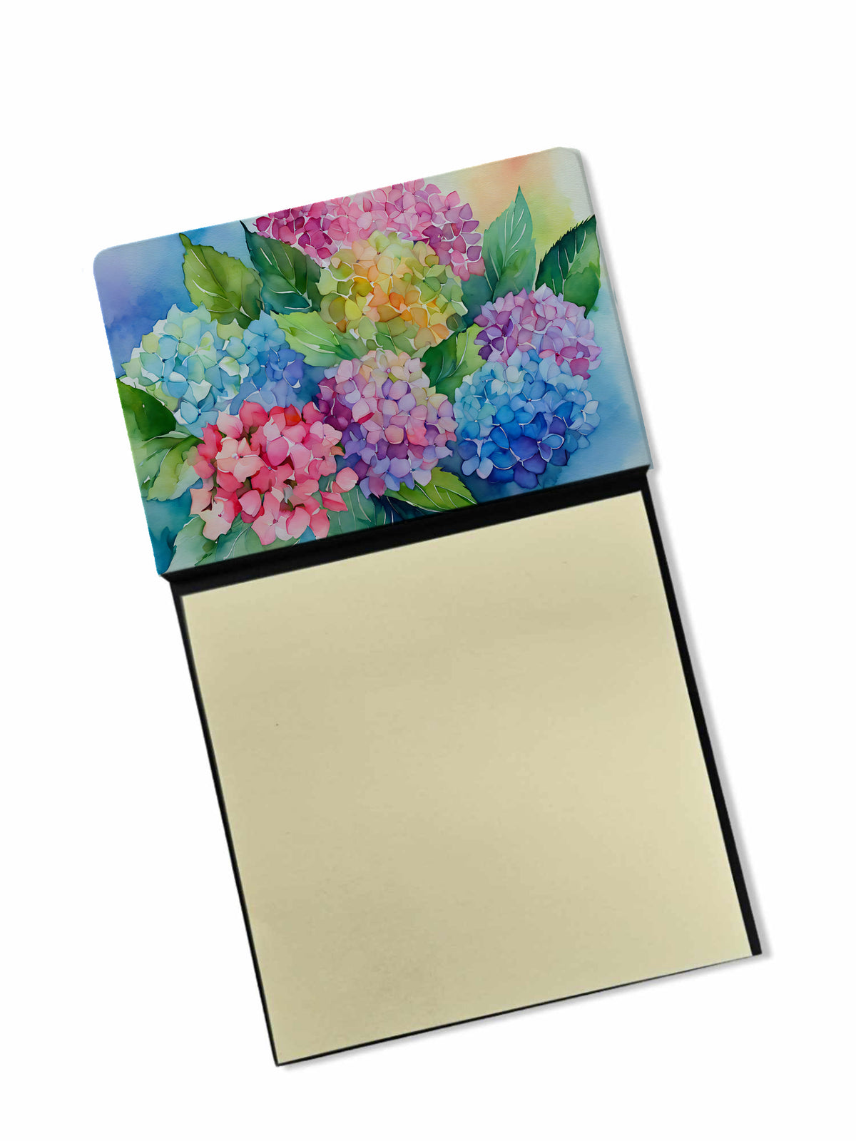 Buy this Hydrangeas in Watercolor Sticky Note Holder