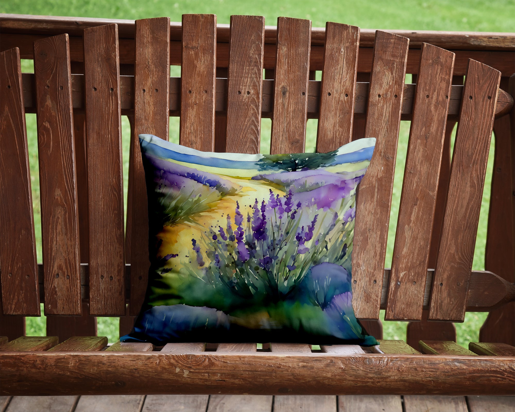 Buy this Lavender in Watercolor Throw Pillow