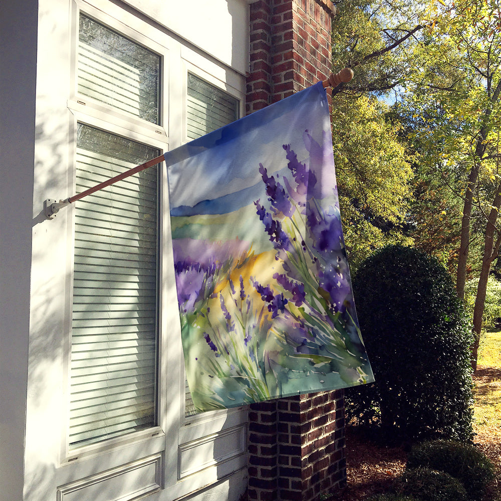 Buy this Lavender in Watercolor House Flag