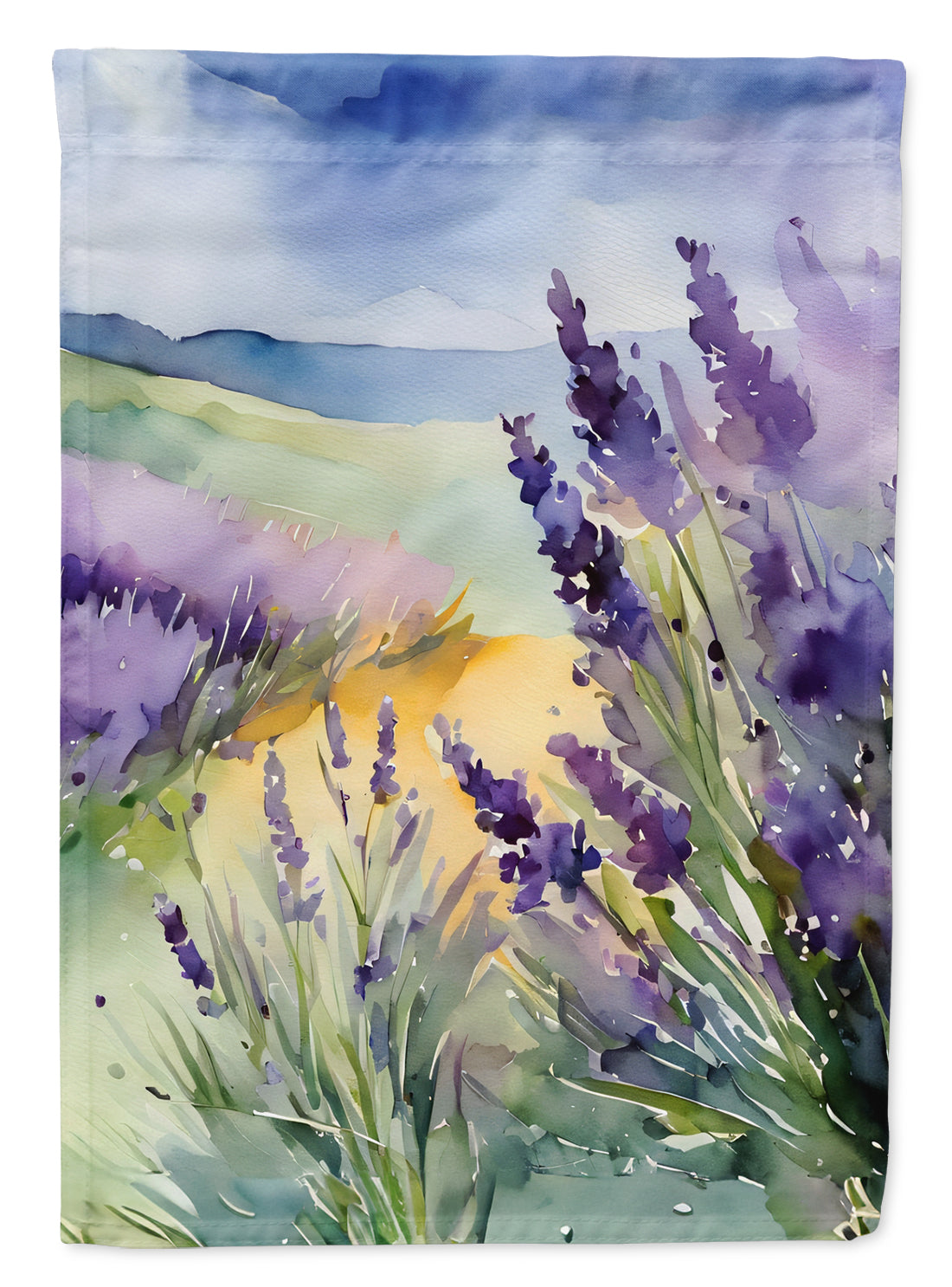 Buy this Lavender in Watercolor House Flag