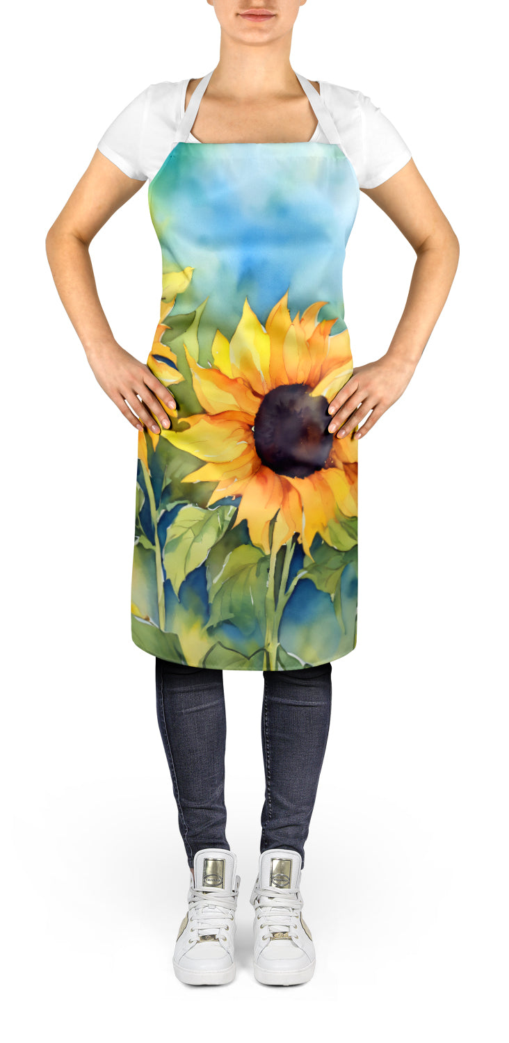 Buy this Sunflowers in Watercolor Apron