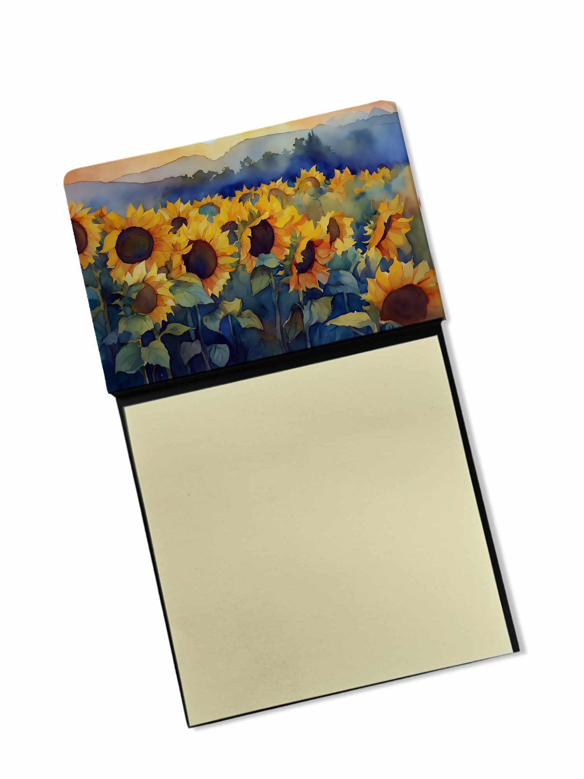 Buy this Sunflowers in Watercolor Sticky Note Holder