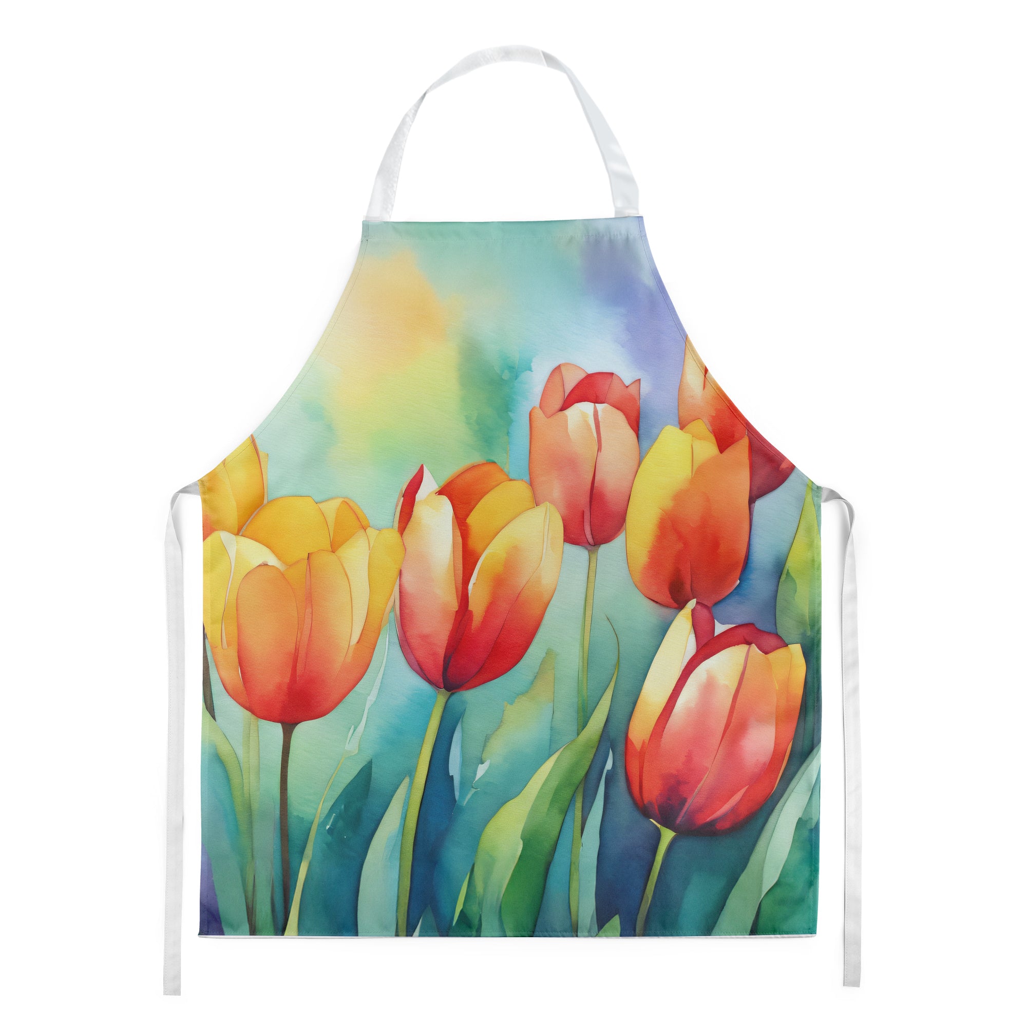 Buy this Tulips in Watercolor Apron