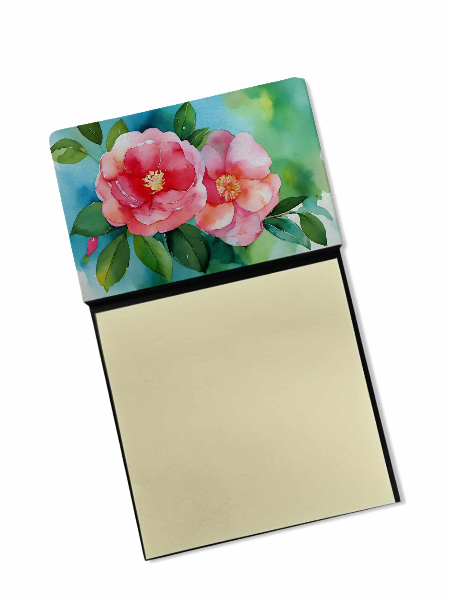 Buy this Alabama Camellia in Watercolor Sticky Note Holder