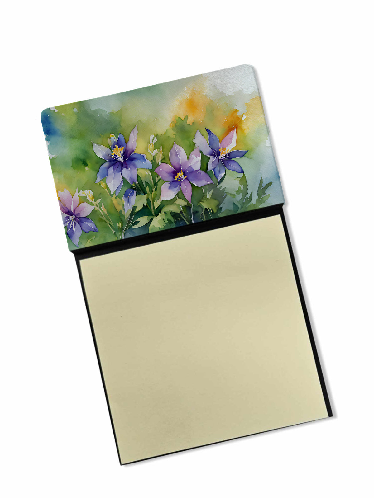Buy this Colorado Rocky Mountain Columbine in Watercolor Sticky Note Holder