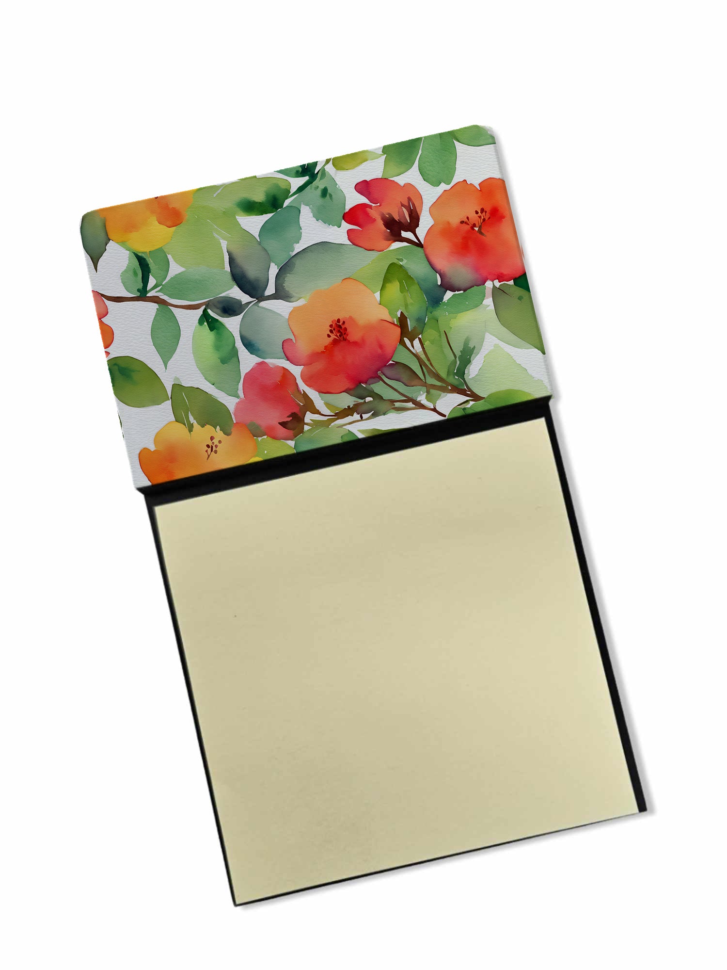 Buy this Connecticut Mountain Laurels in Watercolor Sticky Note Holder