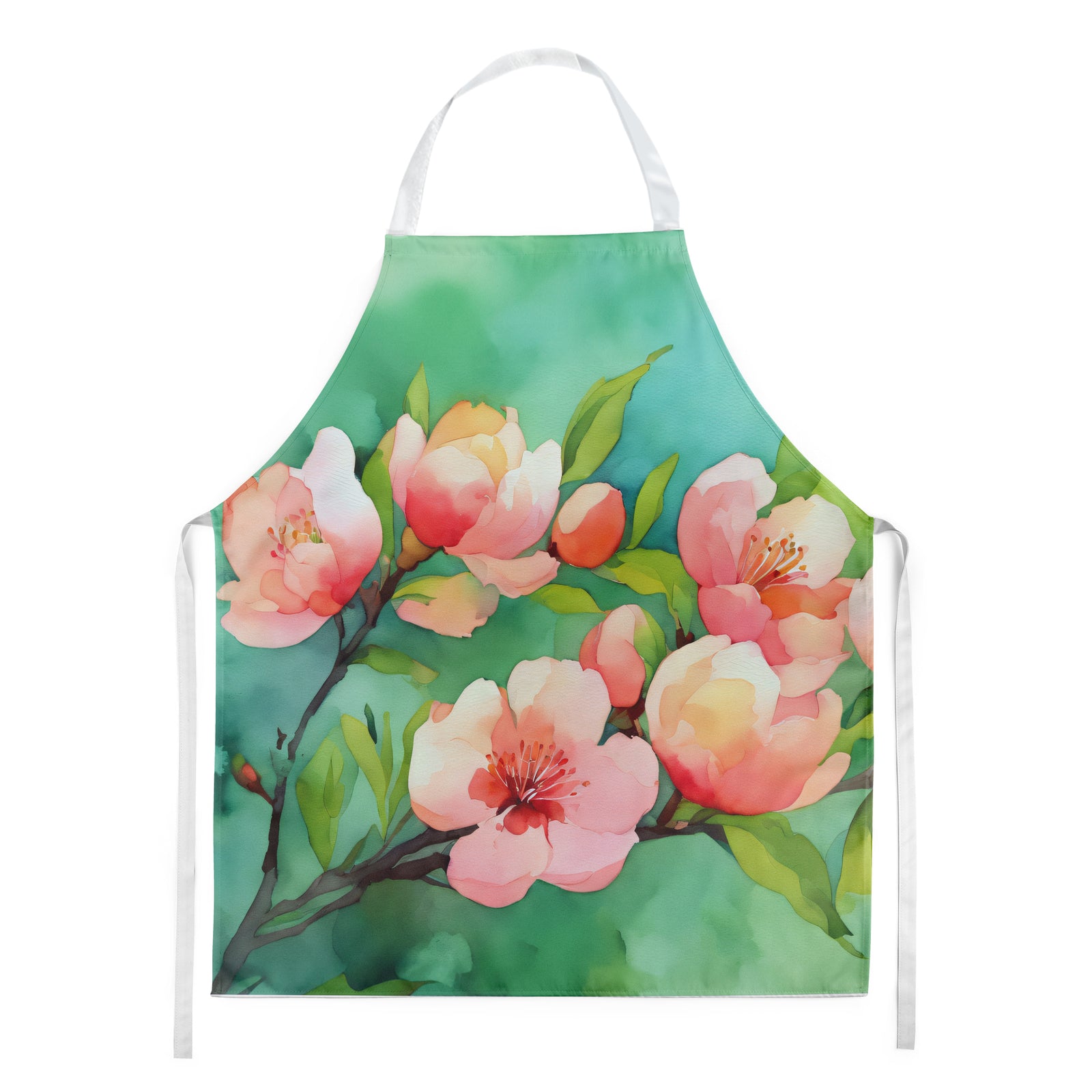 Buy this Delaware Peach Blossom in Watercolor Apron