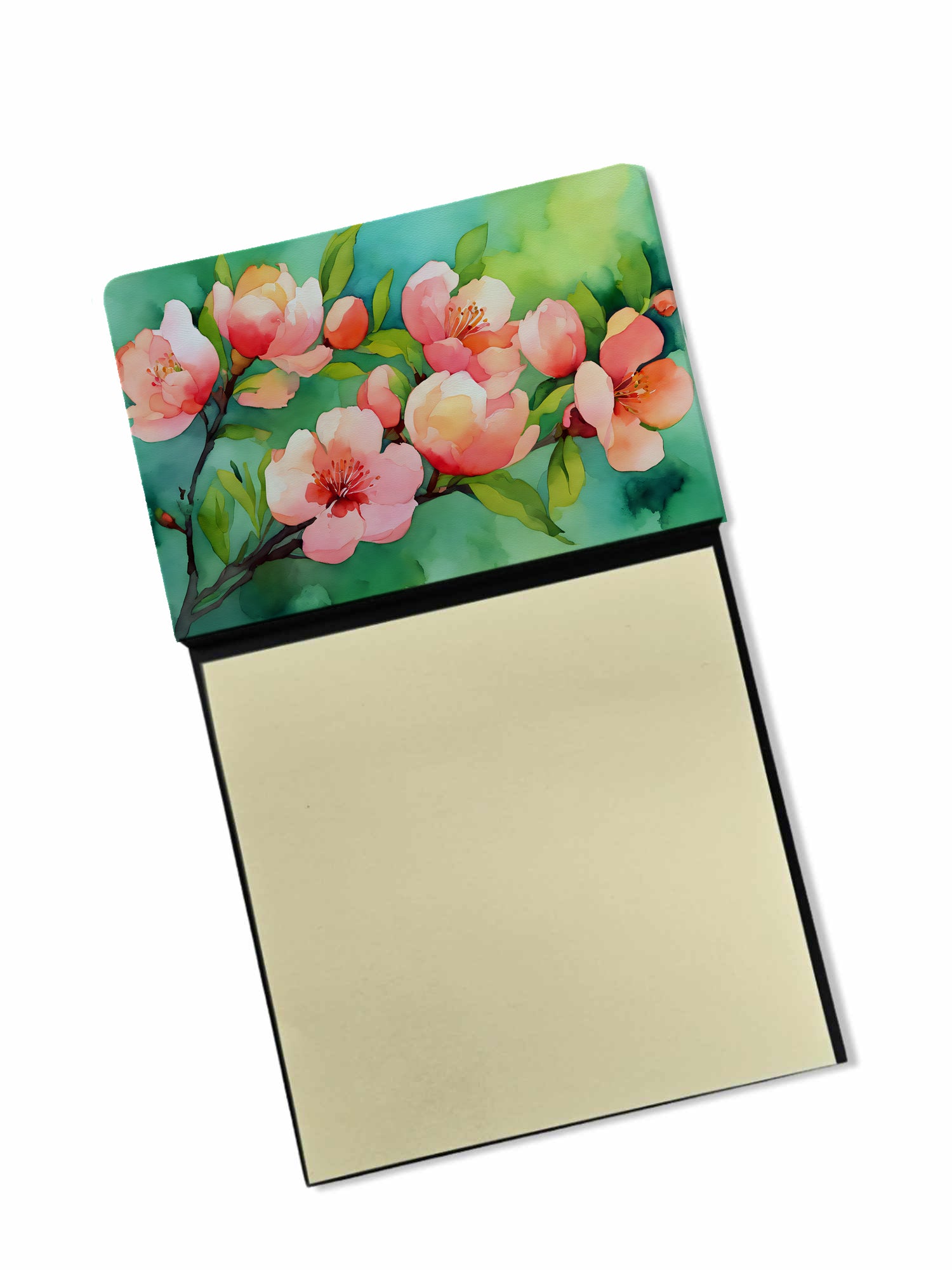 Buy this Delaware Peach Blossom in Watercolor Sticky Note Holder