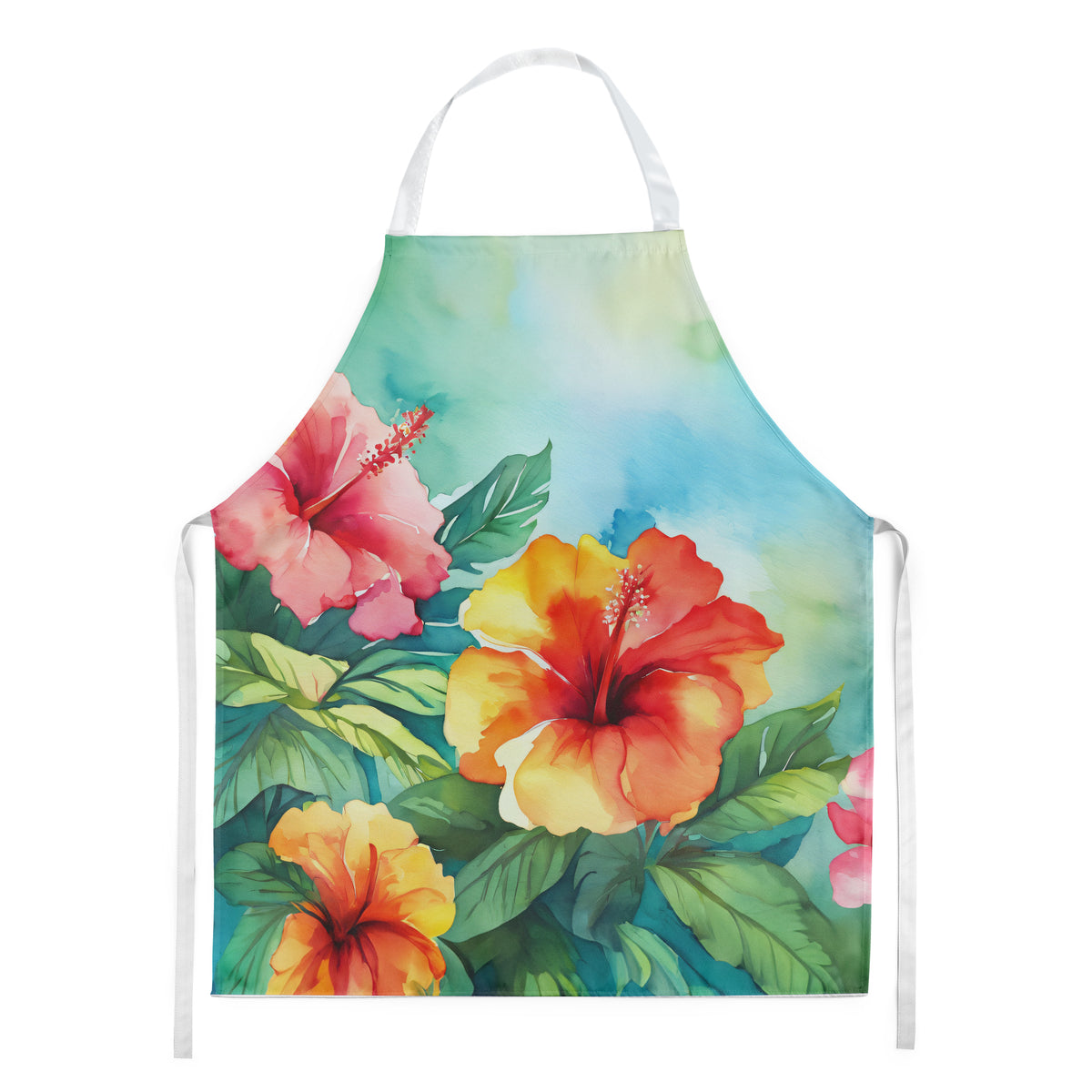 Buy this Hawaii Hawaiian Hibiscus in Watercolor Apron