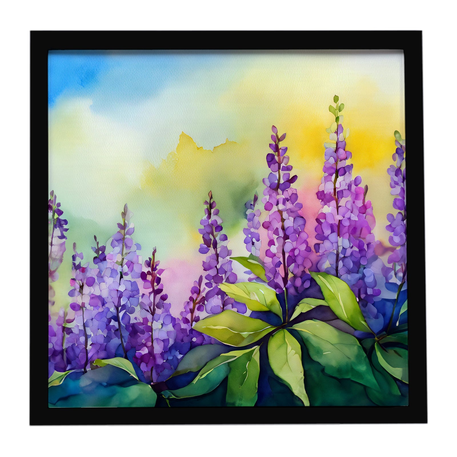 Caroline's Treasures Idaho Syringa in Watercolor Framed Metal Print