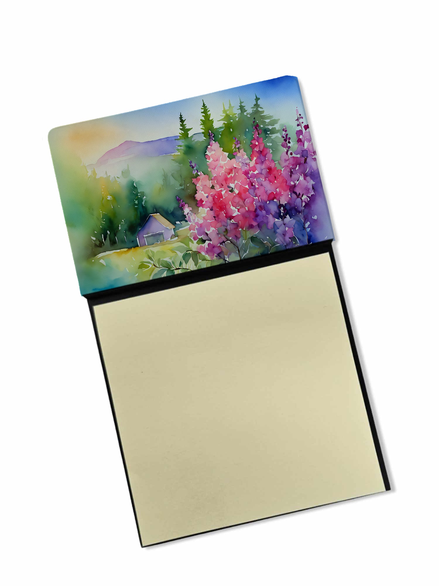 Buy this Idaho Syringa in Watercolor Sticky Note Holder